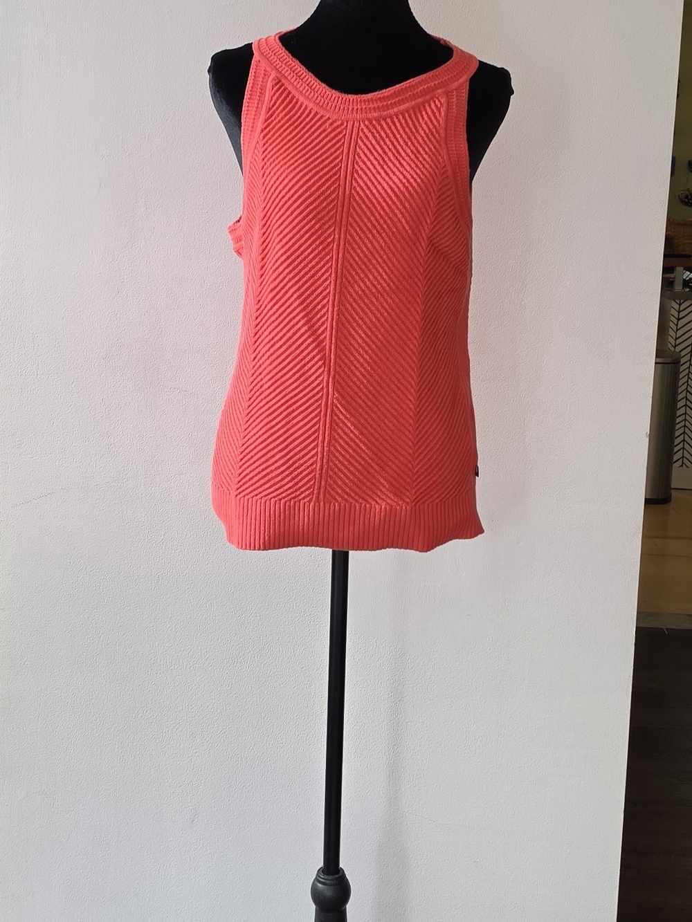 Tommy Hilfiger Coral Ribbed Knit Tank